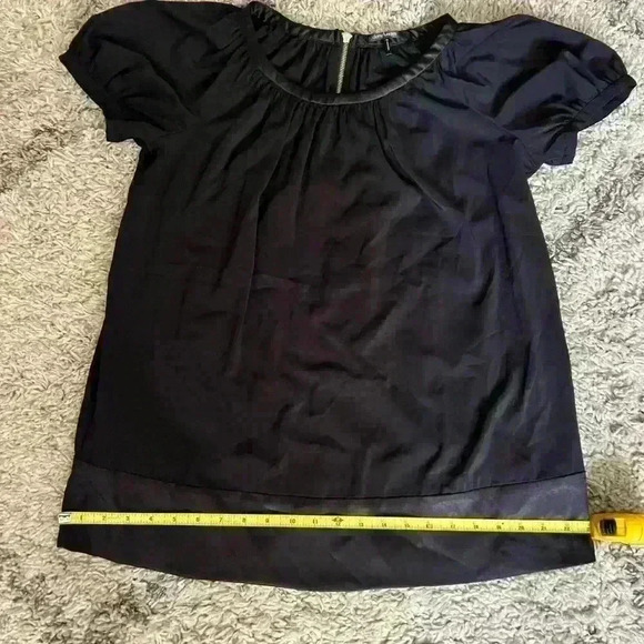 Retro Daisy Fuentes black top size M (K103) - Picture 5 of 7